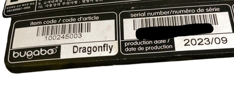 Shop Bugaboo Dragonfly Stroller Frame, 2023, Black at GoodBuy Gear