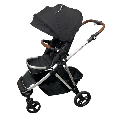 Shop Mockingbird Single to Double 2.0 Stroller, 2024, Black, Silver With Penny Leather, Windowpane at GoodBuy Gear