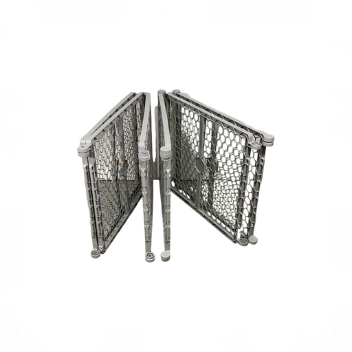 Shop Regalo 2-in-1 Plastic Play Yard and Safety Gate, Gray at GoodBuy Gear