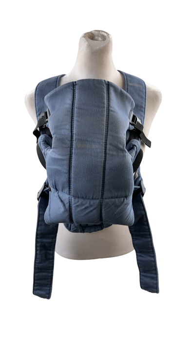 Shop BabyBjorn Baby Carrier Mini, Vintage Indigo Woven at GoodBuy Gear