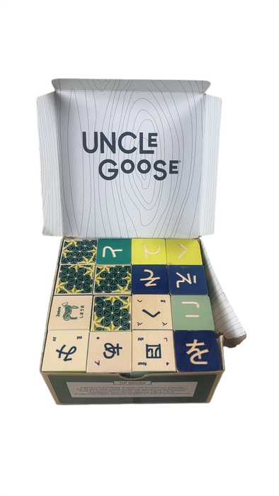 Shop Uncle Goose Japanese Character Blocks, 32 Set at GoodBuy Gear