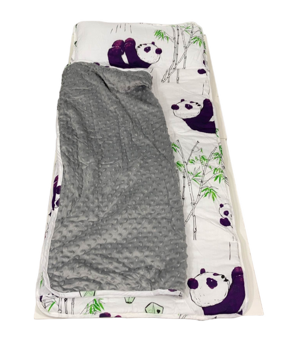 JumpOff Jo Little Jo’s Toddler Nap Mat, Playful Pandas