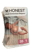 Shop Honest Company Clean Conscious Diapers Pack, Pandas, 1 Pack (35 Count), Size 1 (8-14lbs) at GoodBuy Gear