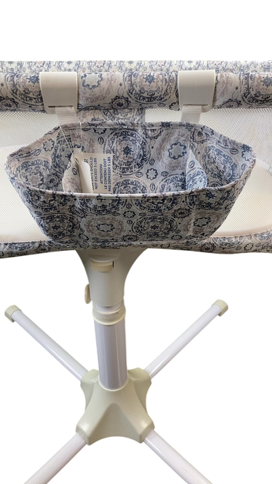 Shop Halo BassiNest Swivel Sleeper Luxe Series, Blue Medallion at GoodBuy Gear