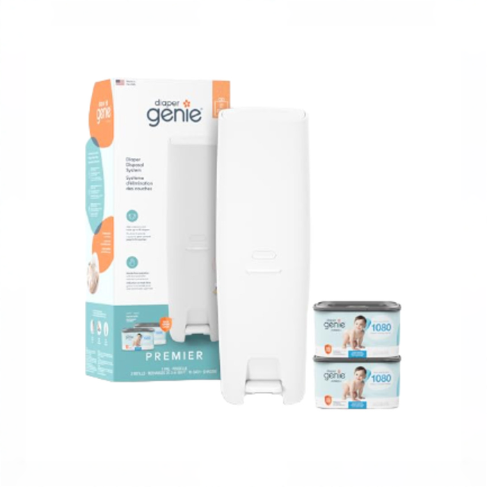 Shop Diaper Genie Premier Diaper Pail Gift Set, With 2 Refils at GoodBuy Gear