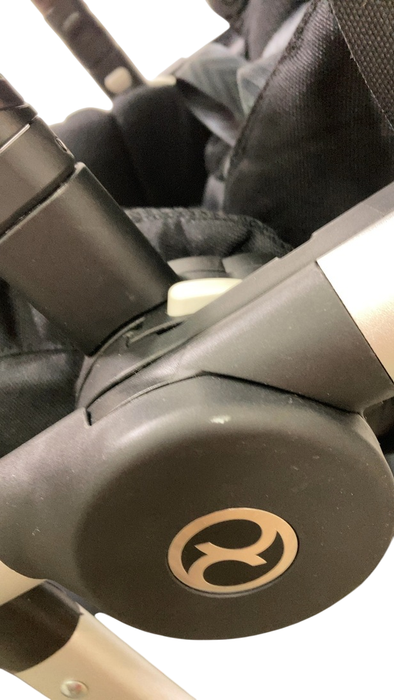 Shop Cybex Gazelle S Modular Stroller, 2023, Moon Black, Silver Frame at GoodBuy Gear