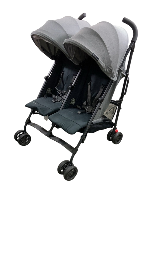 Shop UPPAbaby G-Link V2 Double Stroller, 2024, Greyson (Charcoal Melange) at GoodBuy Gear