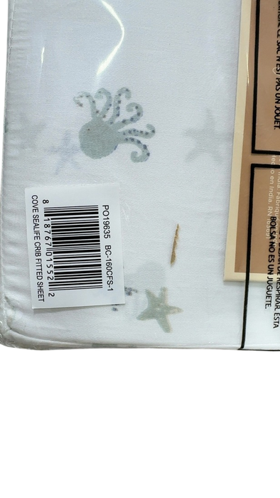 Shop Crane Baby Crib Fitted Sheet, Sealife at GoodBuy Gear