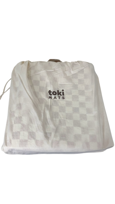 Shop Toki Kids Vegan Leather Mat Standard, Checker Toffee at GoodBuy Gear
