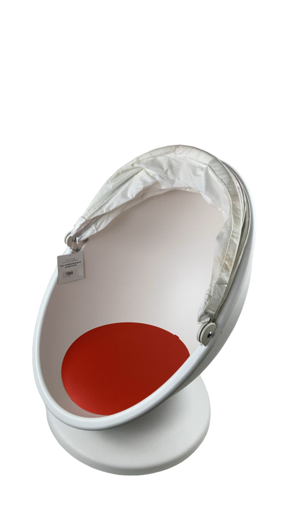 Fauteuil Pivotant IKEA PS LÖMSK – Blanc Et Rouge – Modèle Neuf