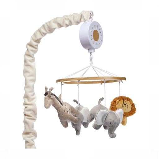 Shop Lambs & Ivy Musical Crib Mobile, Jungle adventure at GoodBuy Gear