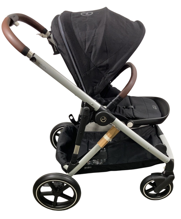 Shop Cybex Gazelle S Modular Stroller, 2024, Black Frame, Moon Black at GoodBuy Gear