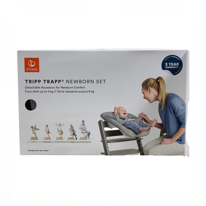 Shop Stokke Tripp Trapp Newborn Set, 2003+ Compatible, Anthracite at GoodBuy Gear