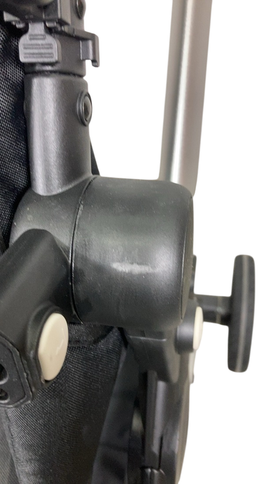 Shop Mockingbird Single to Double 2.0 Stroller, 2024, Black, Silver With Black Leather, Windowpane at GoodBuy Gear