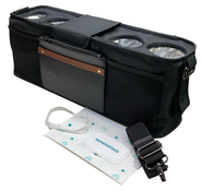 Shop Wonderfold Parent Console, 4 Seater (4 Cup Holders), Volcanic Black at GoodBuy Gear