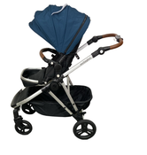 Shop Mockingbird Single to Double 2.0 Stroller, 2024, Sea, Silver With Penny Leather, Watercolor Drops at GoodBuy Gear