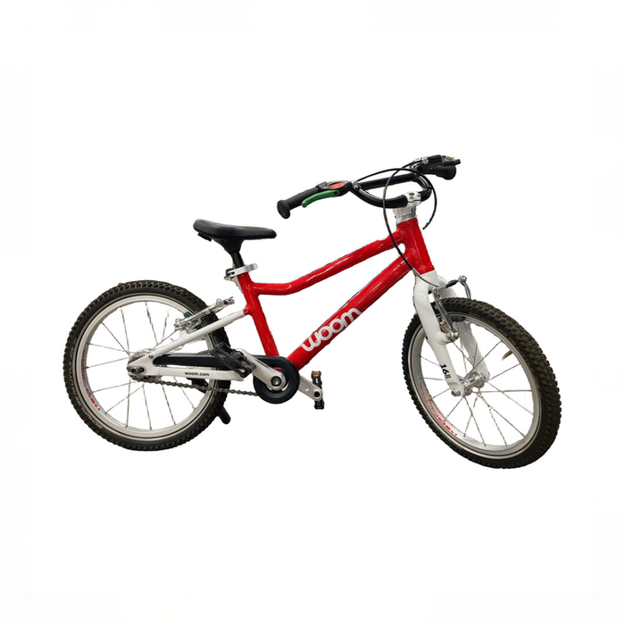 Shop Woom GO 3 Bike "16, AUTOMAGIC, Woom Red at GoodBuy Gear