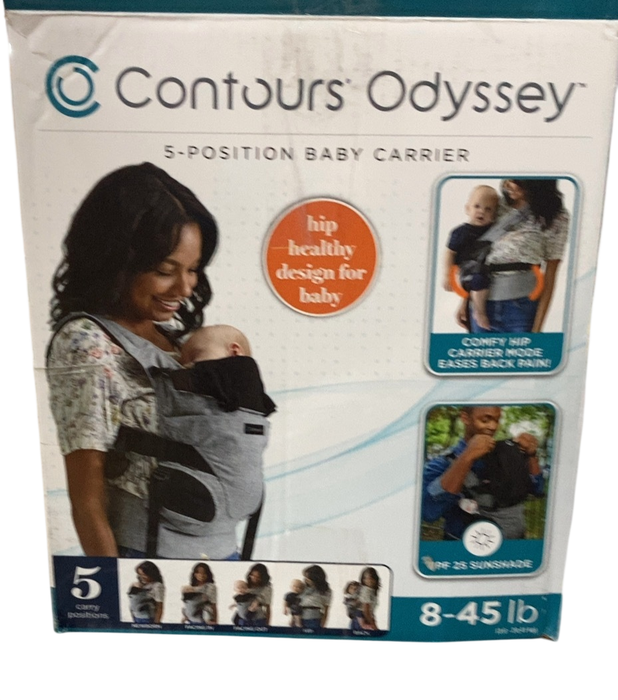 Shop Contours Odyssey 5-position Baby Carrier, Grey at GoodBuy Gear