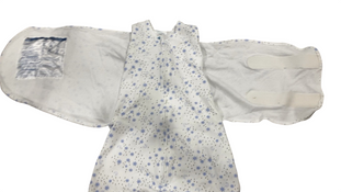 Shop Halo SleepSack Swaddle, Midnight Moons Blue, Newborn at GoodBuy Gear