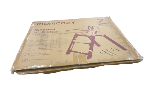 Shop Momcozy DinerPal Wooden High Chair, Natural Wood, without Cushion at GoodBuy Gear