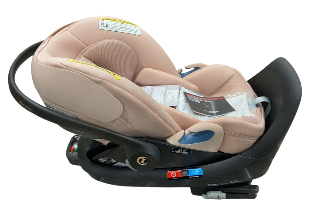 Shop Cybex Cloud T SensorSafe Infant Car Seat With Load Leg Base, 2025, Peach Pink at GoodBuy Gear