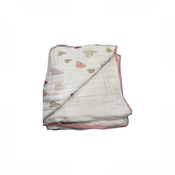 Shop DRAFT - Aden + Anais Essentials Classic Muslin Blanket, White and heart breaker at GoodBuy Gear