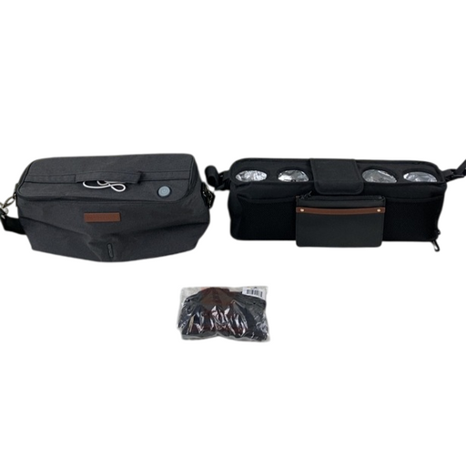 Shop Wonderfold W4 Luxe Quad Stroller Wagon, 2023, Volcanic Black at GoodBuy Gear