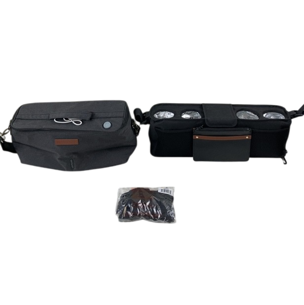Shop Wonderfold W4 Luxe Quad Stroller Wagon, 2023, Volcanic Black at GoodBuy Gear