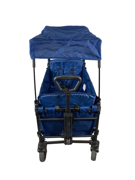 Wonderfold X2 Push + Pull Double Stroller Wagon, 2022, Sapphire Navy