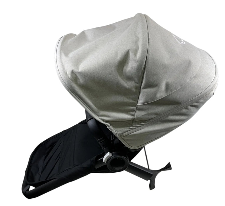 Bugaboo Donkey 5 Duo Extension Set, Black, Midnight Black, Misty White, 2025, with Canopy