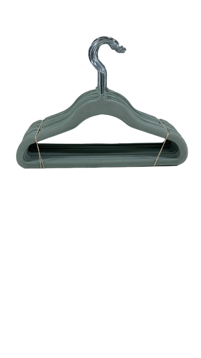 Shop Sprucely Velvet Hangers 20 Pack, Sage at GoodBuy Gear