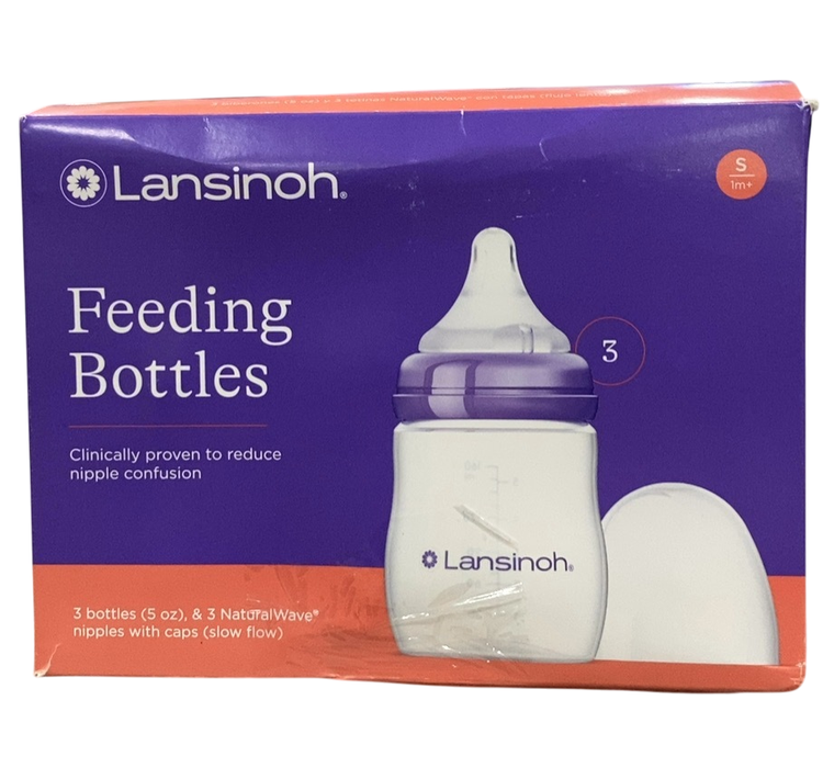 Shop Lansinoh Baby Feeding Bottles, 5oz, 3 Pack at GoodBuy Gear