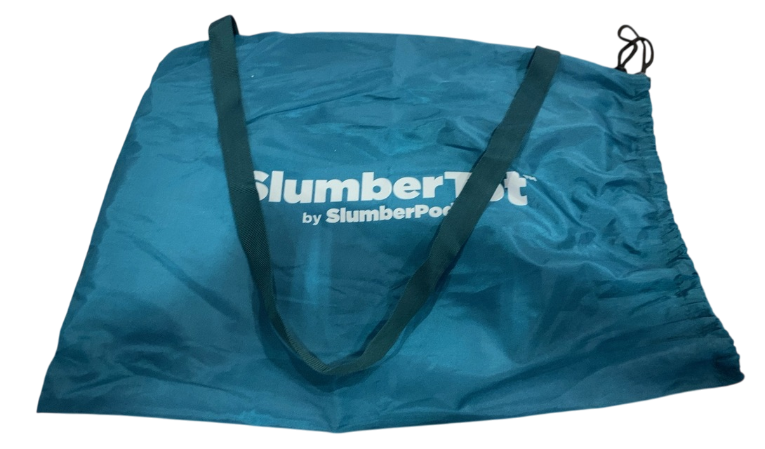 Shop SlumberPod SlumberTot Inflatable Toddler Bed, Gray/Teal at GoodBuy Gear