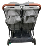 Shop UPPAbaby Minu Duo Stroller, 2024, Greyson(Charcoal Mélange/Carbon Frame/Saddle Leather) at GoodBuy Gear