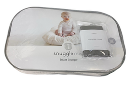 Shop Snuggle Me Organic Sensory Infant Lounger with Cover, Stone, Stone at GoodBuy Gear