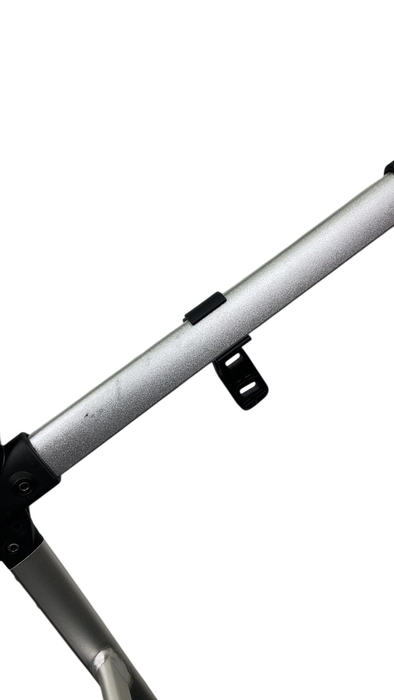 Shop Mockingbird 2.0 Single to Double Stroller Frame, 2024, Silver With Penny Leather at GoodBuy Gear