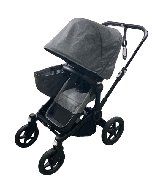 used Bugaboo Donkey 5 Mono Base Stroller, 2023, Black, Grey Melange