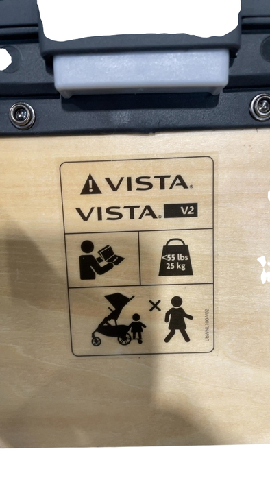 Shop UPPAbaby VISTA PiggyBack Ride-Along Board (2015+), Natural Wood/Black at GoodBuy Gear
