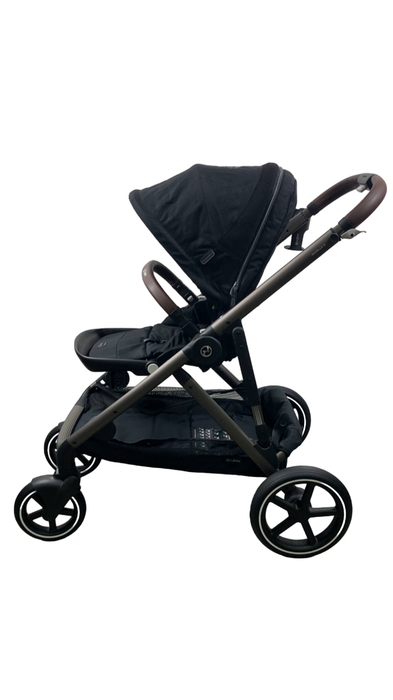 Cybex Gazelle S Modular Stroller, 2024, Moon Black, Taupe Frame