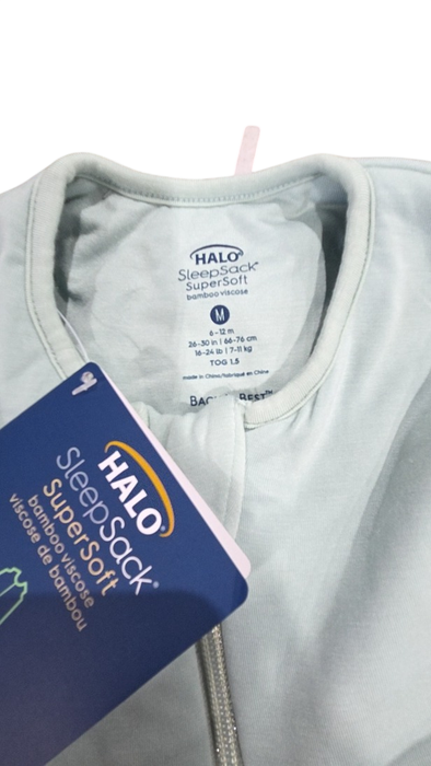 Shop Halo SuperSoft SleepSack Swaddle, Sage Green, Medium 6-12 Months at GoodBuy Gear