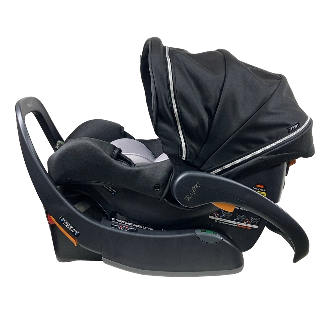 Chicco KeyFit 35 Zip ClearTex Infant Car Seat, 2024, Obsidian