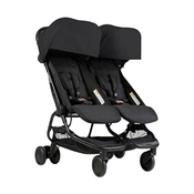 Shop Mountain Buggy Nano Duo Stroller, 2022, Black at GoodBuy Gear