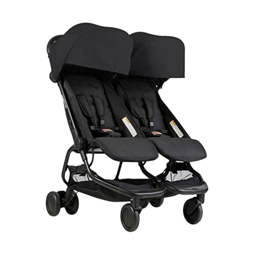 Shop Mountain Buggy Nano Duo Stroller, 2022, Black at GoodBuy Gear