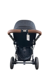 Shop Cybex Balios S Lux Stroller, 2020, Deep Black, Silver with Brown Leather at GoodBuy Gear