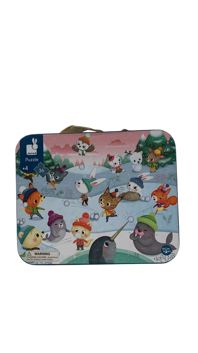 Shop Janod Puzzle, Snow Party, 36 Pieces at GoodBuy Gear