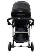Shop Mockingbird Single to Double 2.0 Stroller, 2024, Black, Silver With Black Leather, Windowpane at GoodBuy Gear