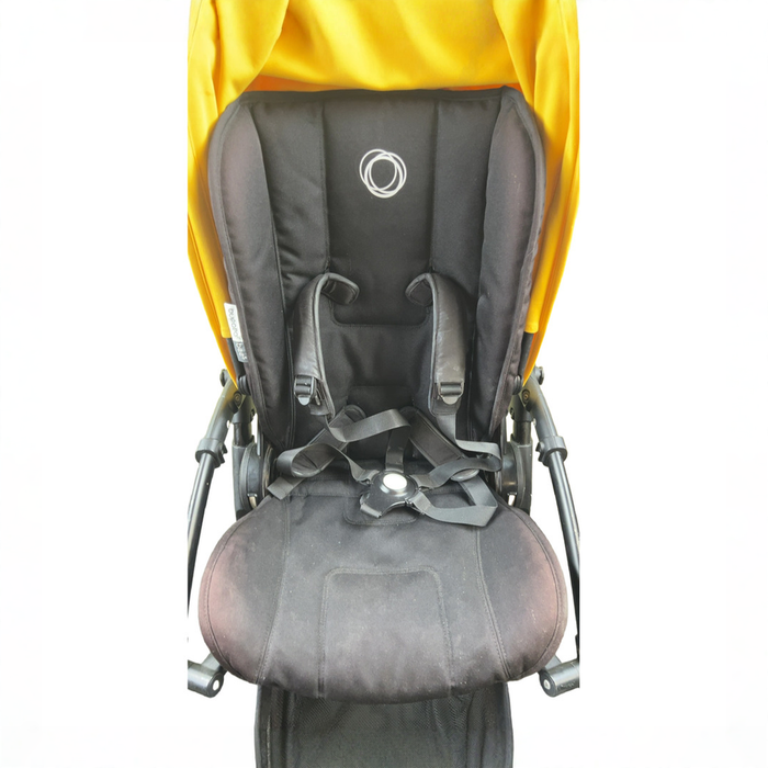 Shop Bugaboo Bee5 Stroller, 2016, Black, Black, Sunrise Yellow at GoodBuy Gear