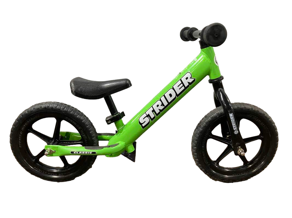 used Strider Balance Bike 12” Classic, Green