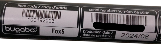Shop Bugaboo Fox 5 Stroller, 2024, Black, Midnight Black at GoodBuy Gear