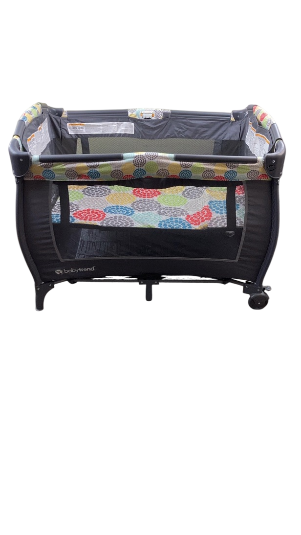 Baby Trend Lil Snooze Deluxe II Nursery Center, Funfetti
